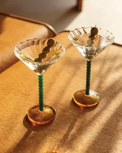 &Klevering Coupe Perle Set Of 2 Green