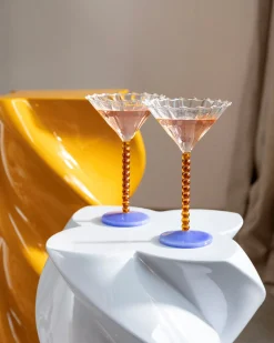 &Klevering Coupe Perle Set Of 2 Amber