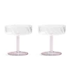 &Klevering Coupe Twirl Set Of 2 Pink