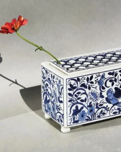 &Klevering Flowerbrick Vase Blue