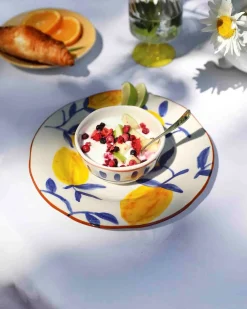 &Klevering Plate Lemon Twig Set Of 4