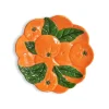 &Klevering Plate Orange Multicolor
