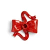 &Klevering Ribbon Candle Holder Red
