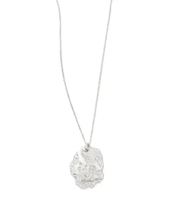 Kultur 5 Flower Imprint Necklace Silver