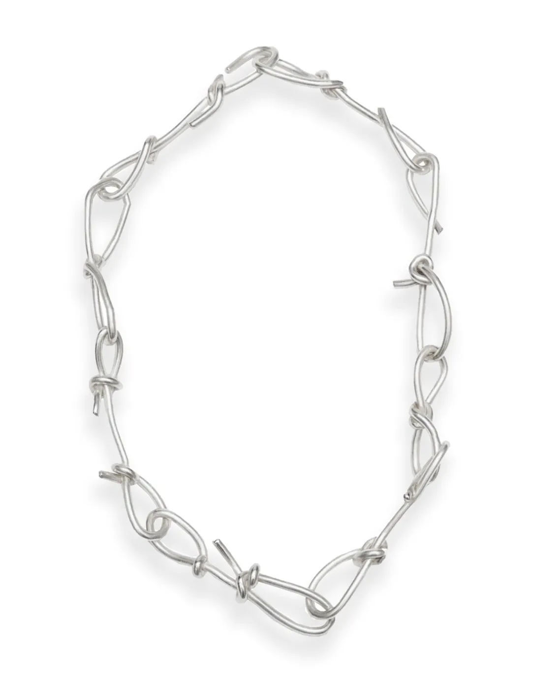 Kultur 5 Rope Necklace Silver
