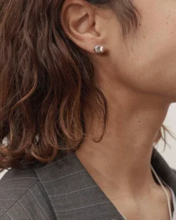 Kultur 5 Stone Earrings Silver