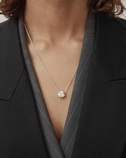 Kultur 5 Stone Necklace Silver
