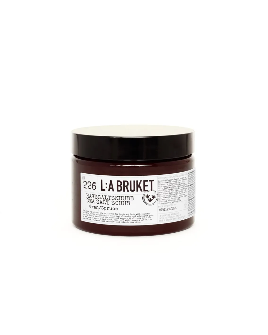 L:a Bruket 226 Sea Salt Scrub Spruce