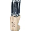 Laguiole Grill Knives Set Of 6 Black