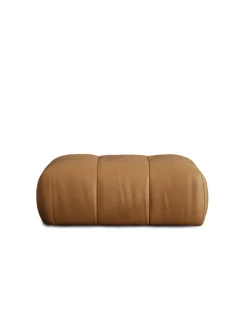 Layered Cecco Ottoman Leather Brandy