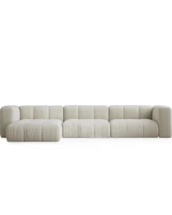 Layered Cecco 3-Seat Sofa Lounge Left Linen Look