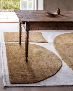 Layered Gotland Rauk Wool Rug Sunflower Yellow