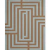 Layered Letters Rug Umber
