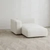 Layered Rosso Lounge Left Linen Look