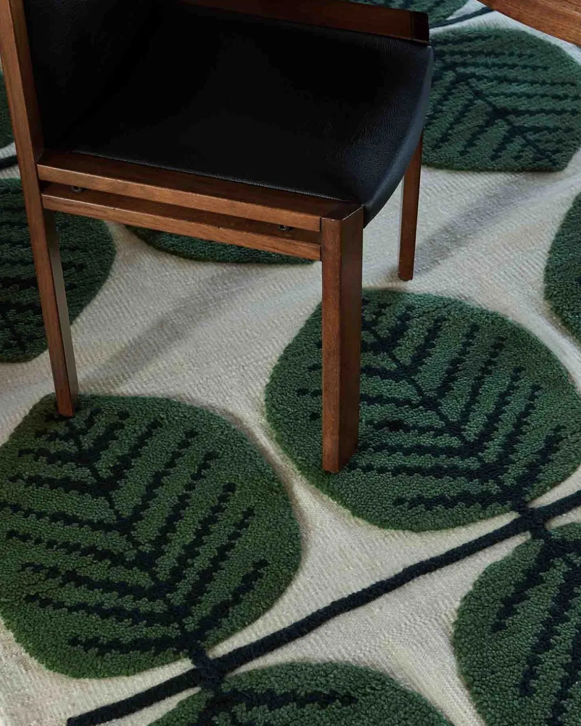 Layered Stig Lindberg Berså Wool Rug