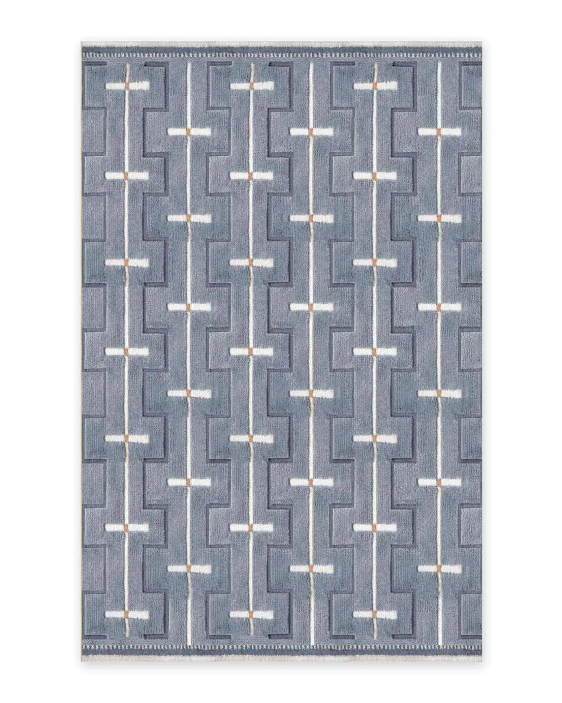 Layered Swedish Homage Johanna Rug Blue Sky