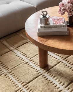 Layered Swedish Homage Lilly Rug Mustard