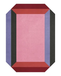 Layered Teklan Crystal Wool Rug Spectrum