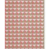 Layered Triangle Rug Persimmon Pink