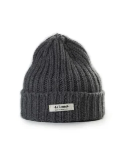Le Bonnet Logo Beanie Slate Grey