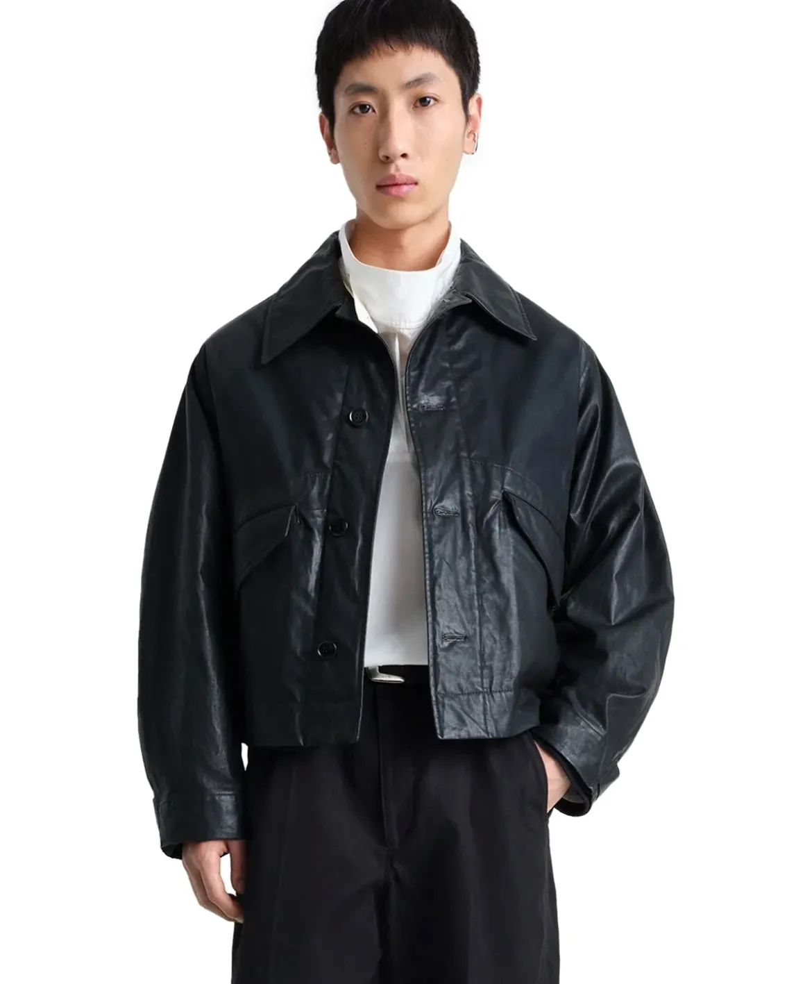 LEMAIRE Biker Blouson Black
