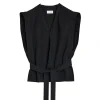 LEMAIRE Chasuble Belted Top Black