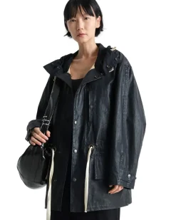 LEMAIRE Hooded Parka Black