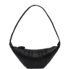 LEMAIRE Medium Croissant Bag Nappa Leather Black
