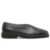 LEMAIRE Piped Crepe Slippers Black