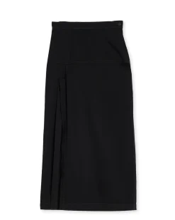 LEMAIRE Slit Skirt Black