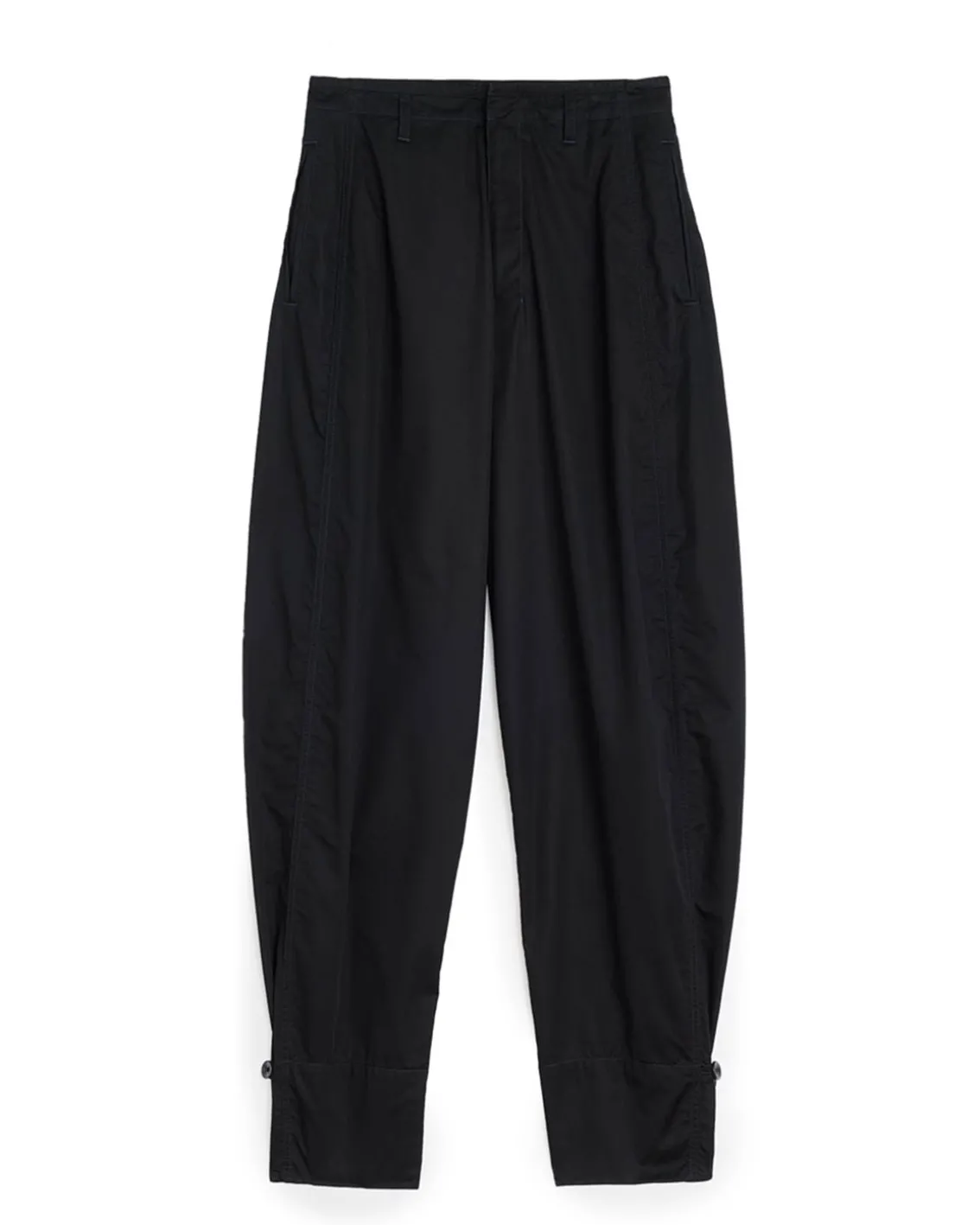 LEMAIRE Soft Volume Pants Black