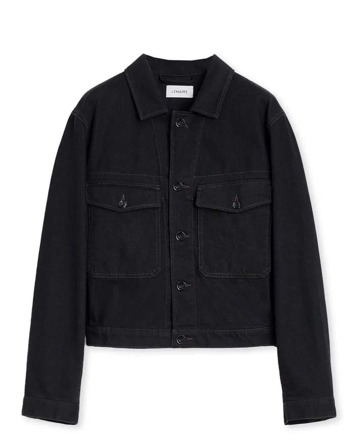 LEMAIRE Trucker Jacket Black