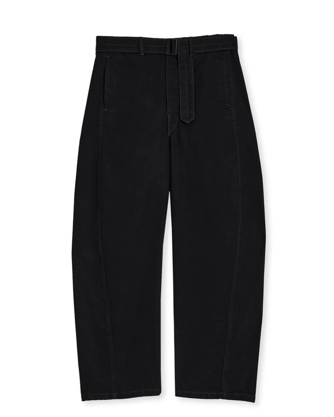 LEMAIRE Twisted Belted Pants Black
