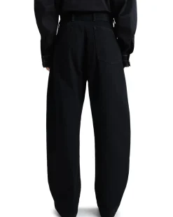 LEMAIRE Twisted Belted Pants Black