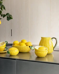 Lemon Bowl With Lid Yellow