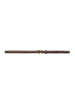 Lié Studio The Georgia Slim Belt Chocolate Brown