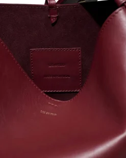 Lié Studio The Norma Tote Burgundy Red
