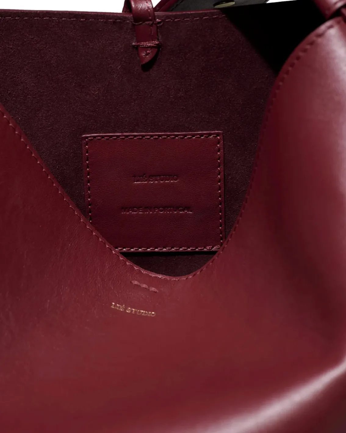 Lié Studio The Norma Tote Burgundy Red