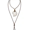 Éliou Arla Wrap Necklace White