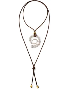 Éliou Arla Wrap Necklace White