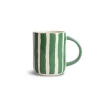 Liz Striped Mug Green