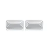 Louis Abel Maze Earrings Silver