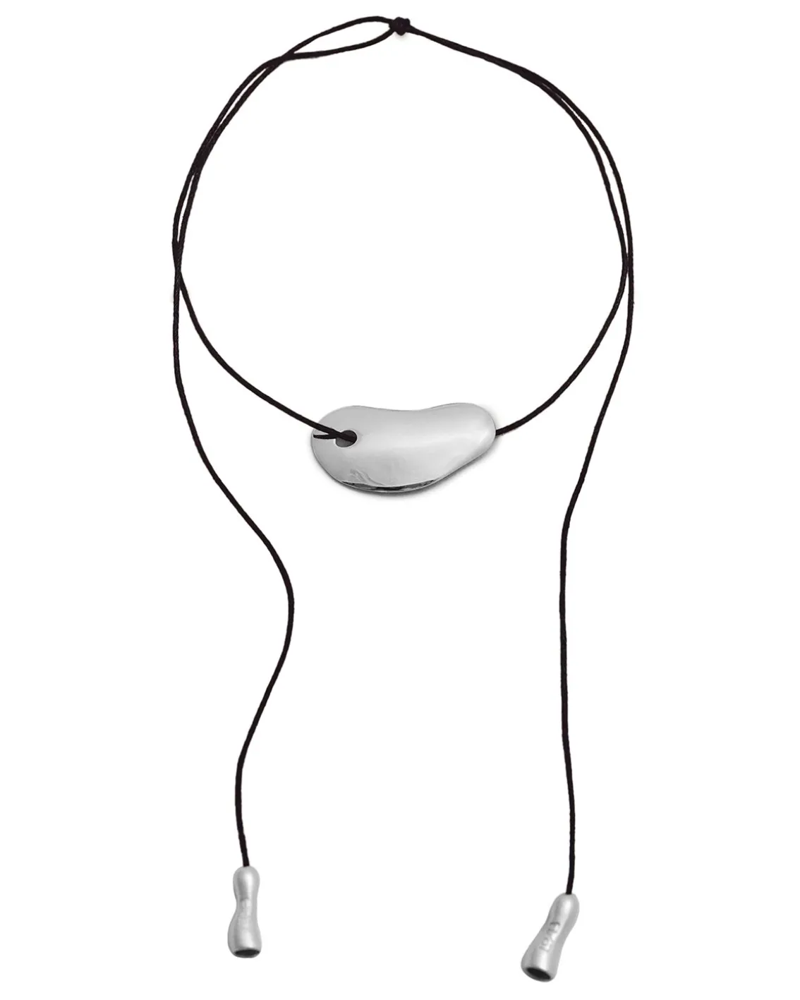 Louis Abel Strea Cord Necklace Silver