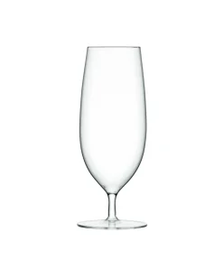 LSA INTERNATIONAL Bar Pilsner Glass Set Of 2 Clear