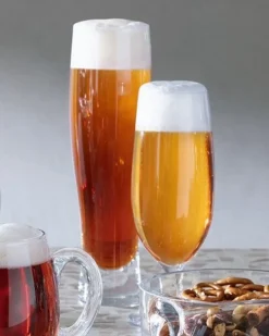 LSA INTERNATIONAL Bar Pilsner Glass Set Of 2 Clear