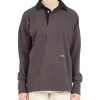 Maison Margiela Contrast Polo Shirt Anthracite