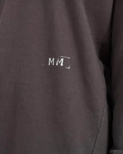 Maison Margiela Contrast Polo Shirt Anthracite