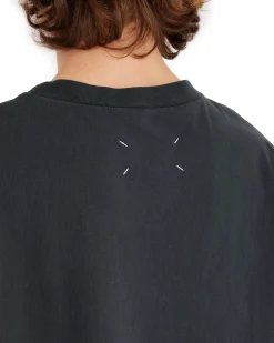 Maison Margiela Embroidered Logo T-Shirt Washed Black