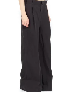 Maison Margiela Oversized Pleated Trousers Black