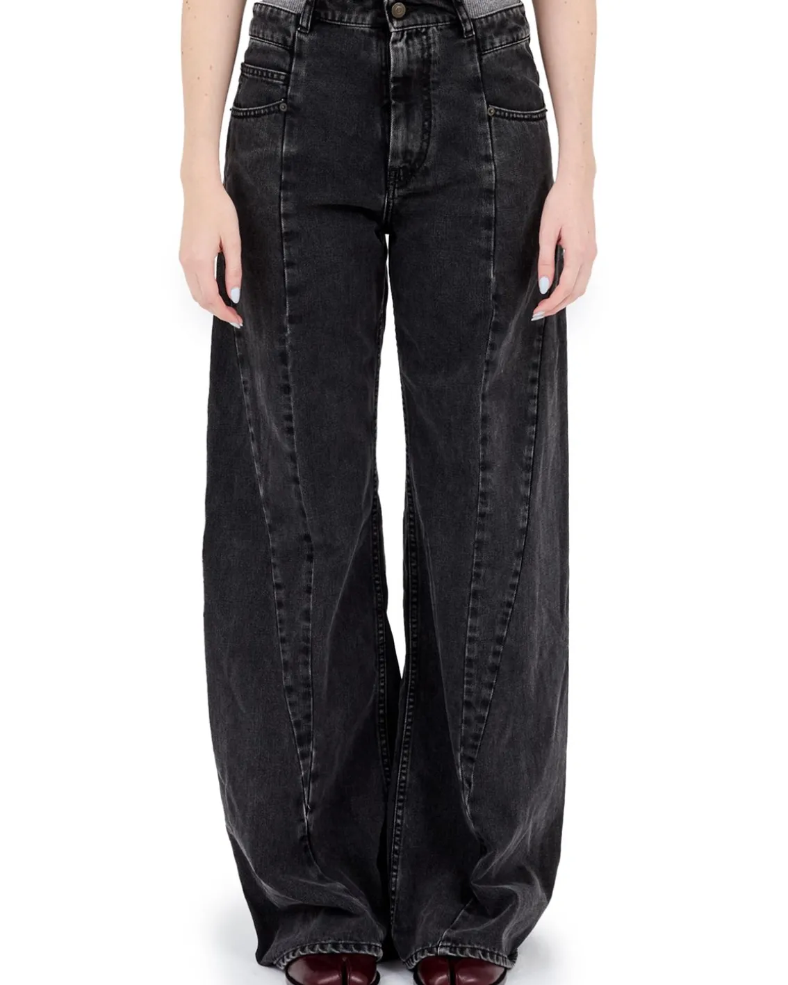 Maison Margiela Reworked Denim Jeans Medium Black Stone